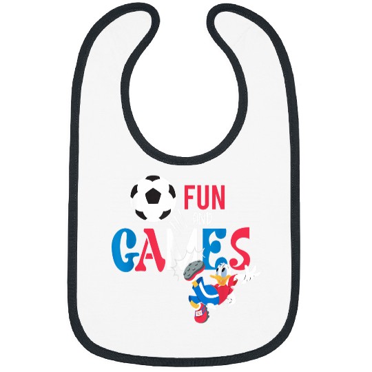 Disneyss Donald Duck Summer Sports Football Soccer Fun Games Bibs
