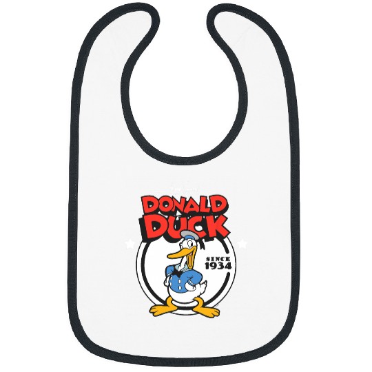 Discover Disney Donald Duck 90th Anniversary Since 1934 Retro Bibs