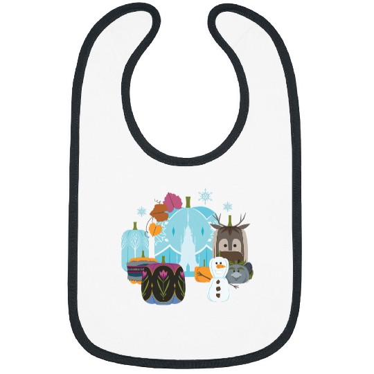 Discover Disney Princess Frozen Pumpkins Autumn Harvest Fall Palace Bibs