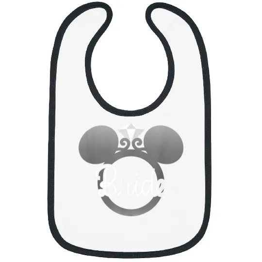 Disneyss Mickey Mouse Diamond Wedding Engagement Ring Bride Bibs