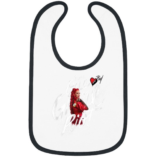 Disney Descendants The Rise Of Red I'm A One Girl Riot Red Bibs