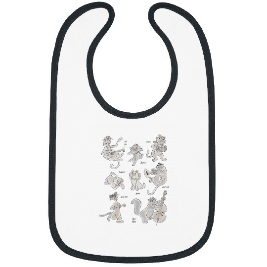 Disney The Aristocats All The Cats Bibs