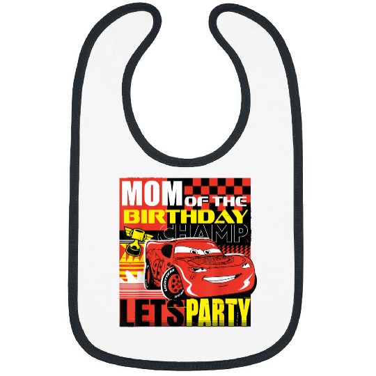 Discover Disney And Pixarss Cars Mom Of The Birthday Champ Party Bibs