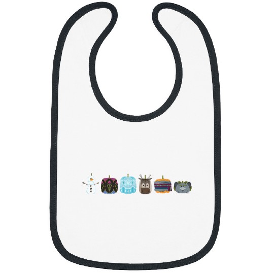 Discover Disney Princess Frozen Pumpkins Fall Autumn Harvest Lineup Bibs