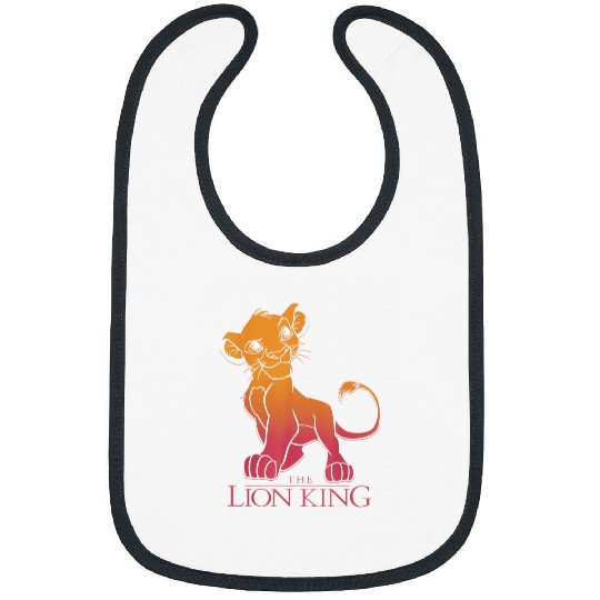 Disney The Lion King Simba Sunset Gradient Portr Bibs