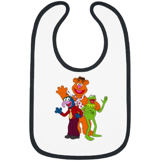 Disneyss Muppets Trio Kermit Gonzo Fozzie Bear Bibs