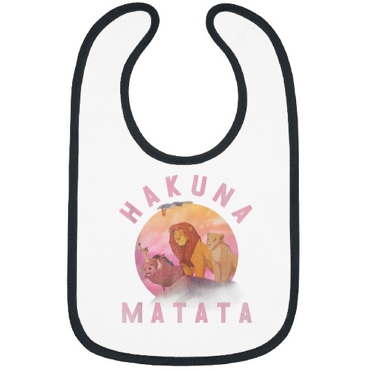 Disneyss Lion King Hakuna Matata Pride Rock Group Portrait Bibs