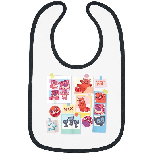 Disneyss And Pixarss Lotso Mei Bravesss Bears Fluffy Cute Photos Bibs