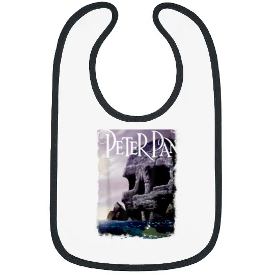 Disneyss Peter Pan Tick Tock Croc Skull Rock Shoreline Bibs