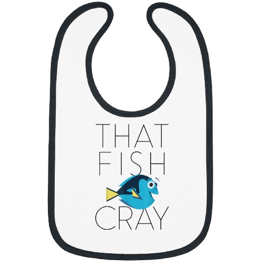 Disneyss Pixars Finding Dory That Fish Cray Dory Line Logo Bibs