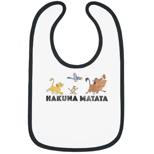 Disneyss Lion King Hakuna Matata Simba Timone Pumbaa Bibs
