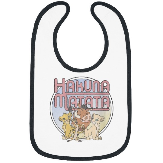 Disneyss Lion King Retro Hakuna Matata Simba And Friends Bibs