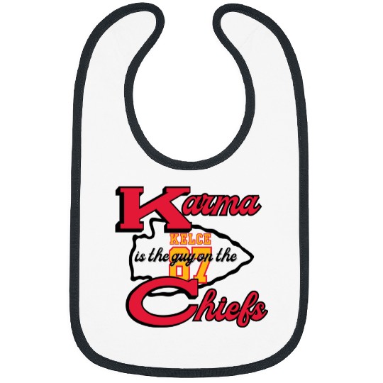 Karma Is The Guy On The Chiefs Taylorr Swift Travis Kelce Bibs