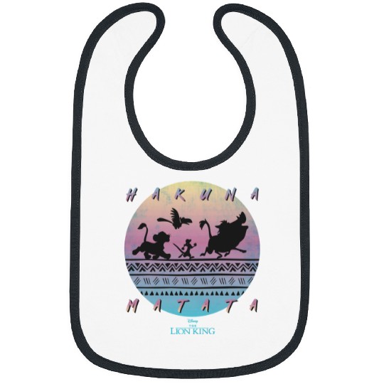 Disneyss The Lion King Hakuna Matata 90s Circle Bibs