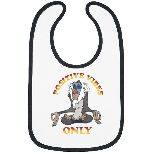 Discover Disneyss The Lion King Rafiki Positive Vibes Meditation Bibs