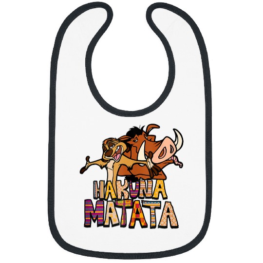 Disneyss The Lion King Hakuna Matata Timon Pumbaa Sassy shots Bibs