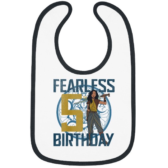 Disneyss Raya And The Last Dragon Fearless Fifth Birthday Bibs