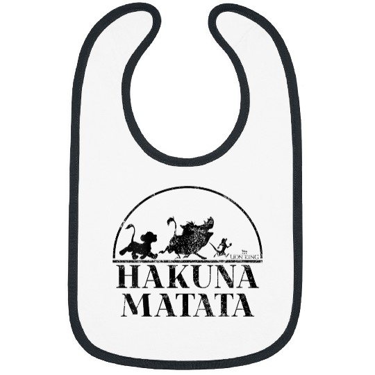 Disneyss The Lion King Hakuna Matata Simple Text Bibs