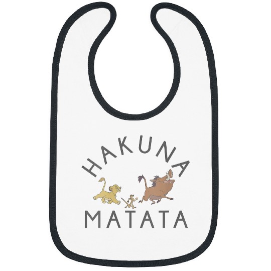 Disneyss Lion King Hakuna Matata Happy Group shots Portrait Bibs