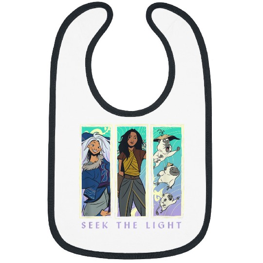 Disneyss Raya And The Last Dragon Seek The Light Panels Bibs
