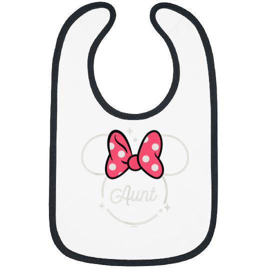 Disney Minnie Mouse Aunt Family Head Icon Magic Mothers Day Bibs