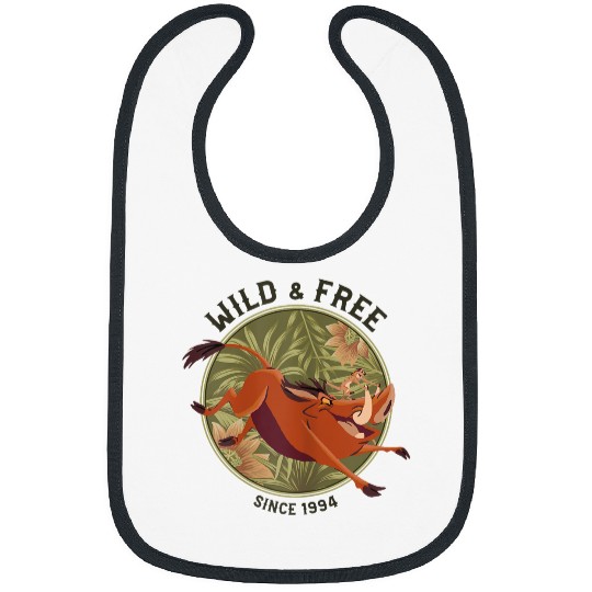 Disneyss The Lion King Timon Pumbaa Wild Free Since 1994 Bibs