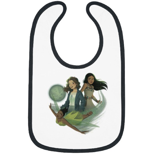 Disneyss Peter Pan Wendy Tiger Lily Tinker Bell Portrait Bibs