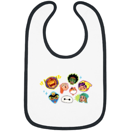 Disneyss Big Hero 6 Baymax And Hiro Superheroes Kawaii Bibs