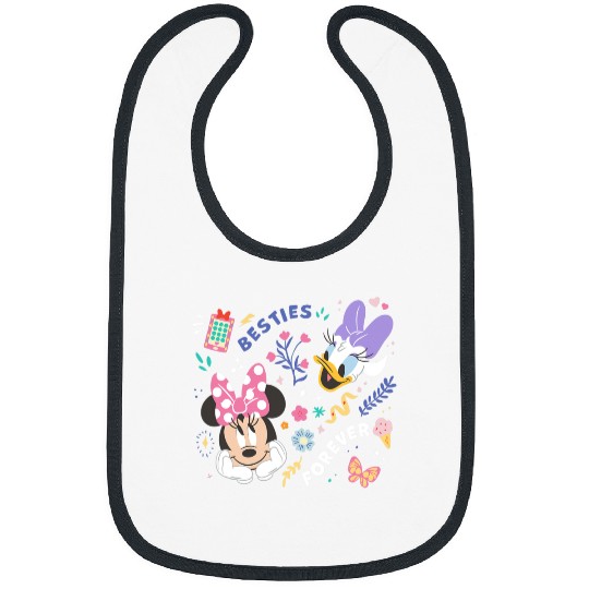 Disney Mickey And Friends Minnie & Daisy Besties Forever Bibs