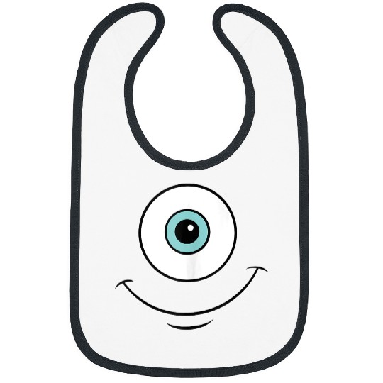 Disneyss Monsters Inc Mike Eye Smile Bibs