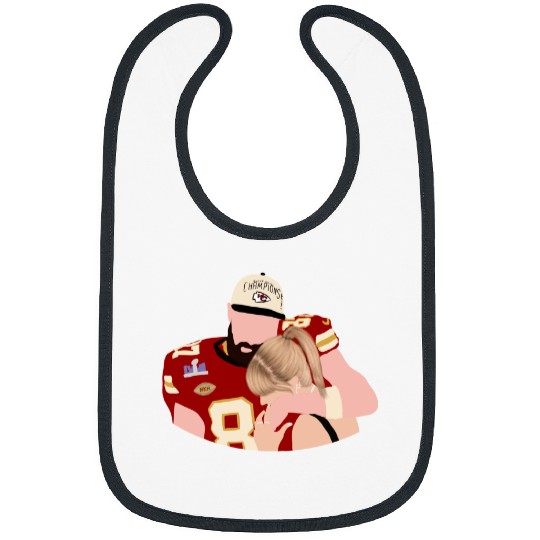 Travis Kelce Taylorr Swift Chiefs Bibs