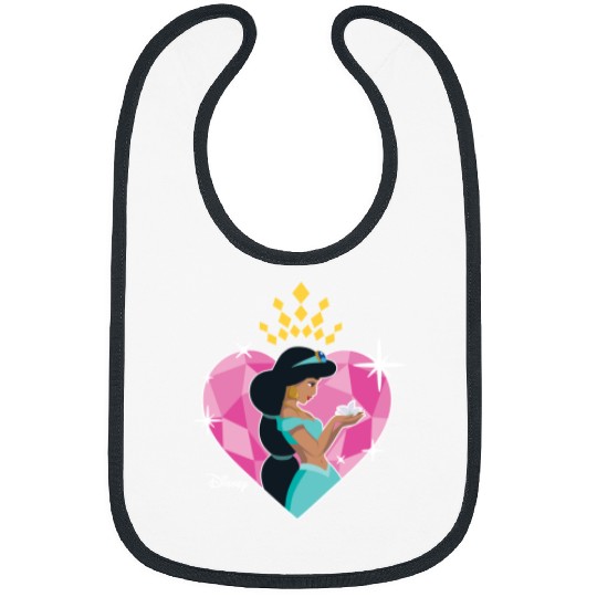 Disneyss Princess Jasmine Heart Bibs