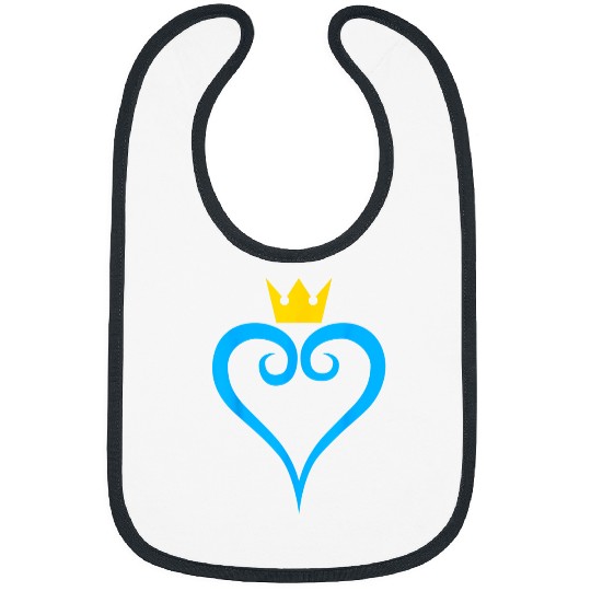 Discover Disney Kingdom Hearts Heart Symbol Bibs