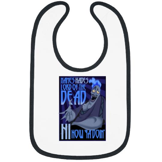Disney Hercules The Name's Hades Quote Graphic Bibs