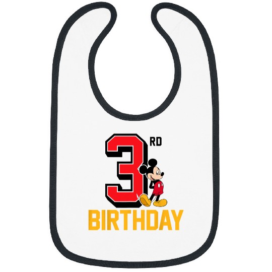 Discover Disney Mickey Mouse My 3rd Birthday Bibs
