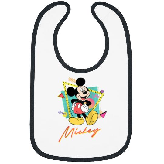 Discover Disney Mickey Mouse Retro 90s Couples Matching Valentines Bibs