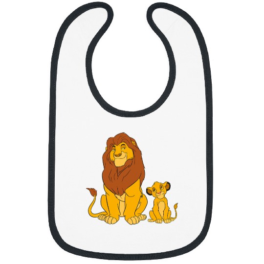 Disney The Lion King Young Simba and Mufasa Bibs