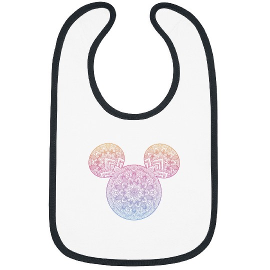 Discover Disney Mickey And Friends Mandala Mickey Ears Bibs