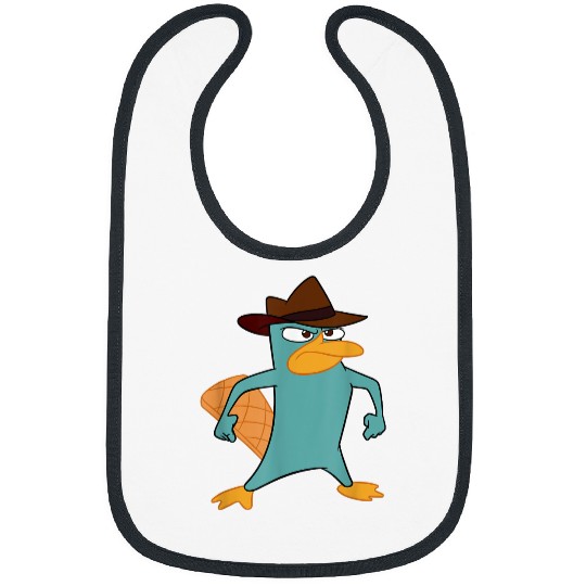 Disney Phineas And Ferb Perry The Platypus Brave Stance Bibs