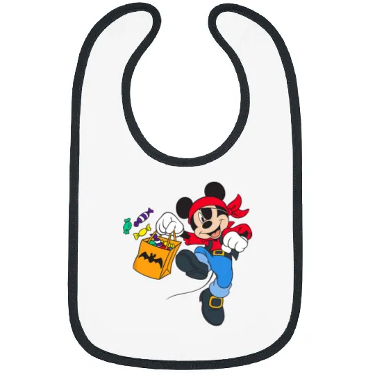 Discover Disney Halloween Pirate Mickey Bibs