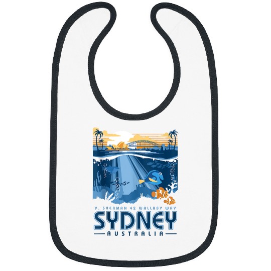 Disneyss Pixars Finding Nemo Sydney Australia Poster Bibs