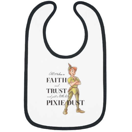 Discover Disney 100 Anniversary Peter Pan D100 Quote Pixi Bibs