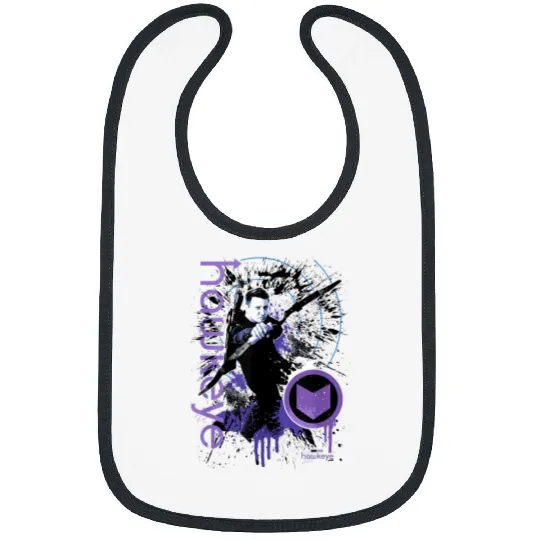 Marvel Hawkeye Disney Plus Target Paint Splatter Bibs