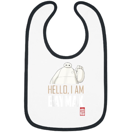 Disneyss Big Hero 6 Tv Series Baymax Hello Graphic Bibs