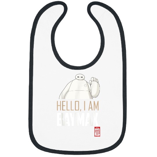 Disney Big Hero 6 TV Series Baymax Hello Graphic Bibs