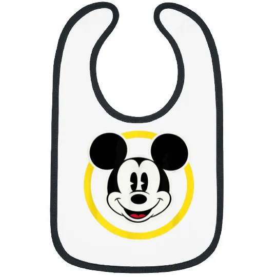 Amazon Essentials Disney Smiling Mickey In Yello Bibs
