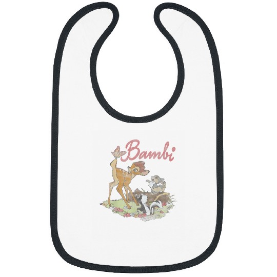 Disney Bambi Group Shot Logo Bibs