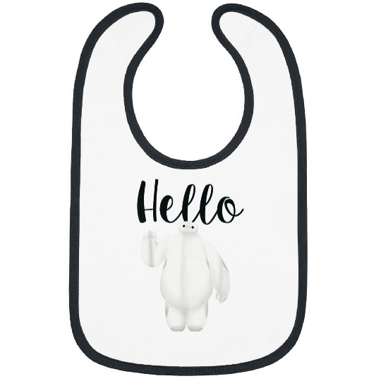 Disneyss Big Hero 6 Baymax Wave Hello Graphic Bibs