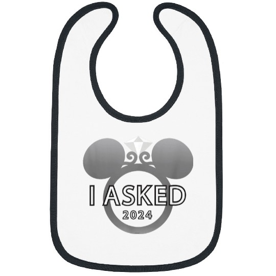 Disney I Asked 2024 Engagement Ring Proposal Mic Bibs