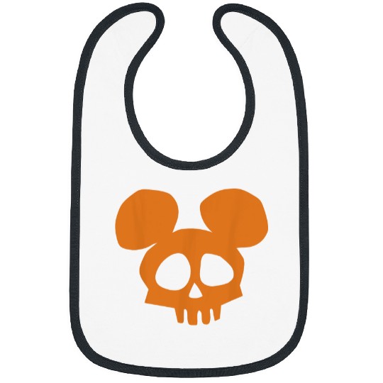 Discover Disney Mickey Mouse Skull Halloween Bibs